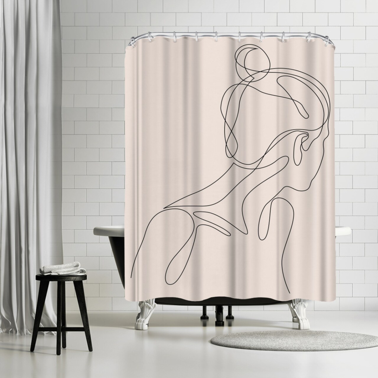 Abol Pastel by Addillum Shower Curtain 71&#x22; x 74&#x22;